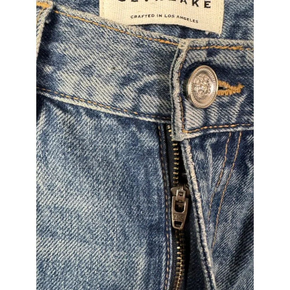 Slvrlake Roxy Jeans Women Size 26 Blue Denim Distressed High Rise Casual Cotton - Picture 11 of 16